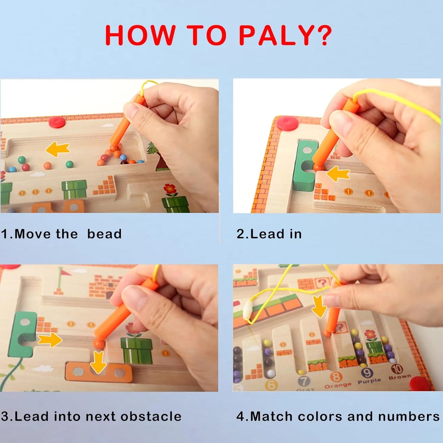 Montessori Magnetic Maze