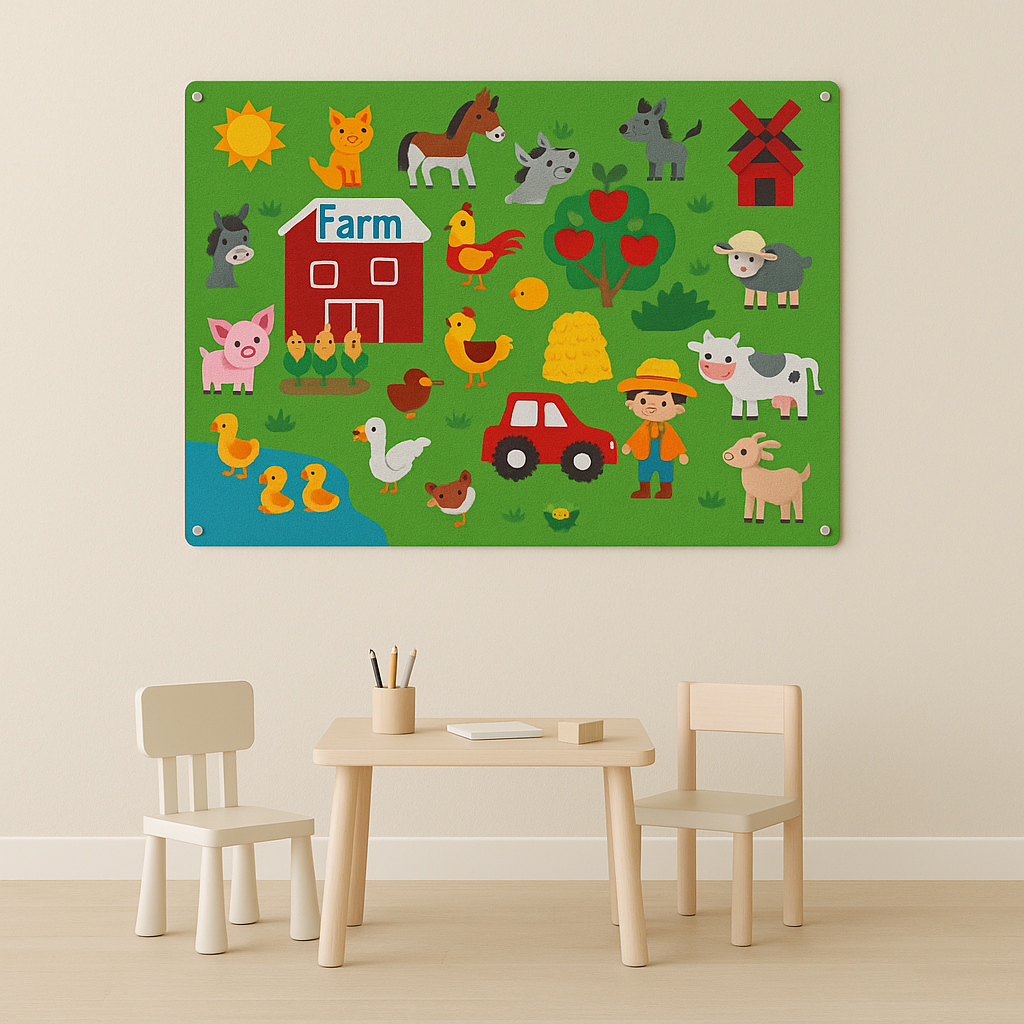 Montessori Felt Board Set for Kids – Interactive Storytelling & Creative Play Educational Toy