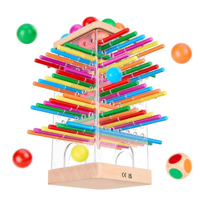 Montessori Wooden Board Game Set for Kids – Educational Puzzle & Logic Learning Toys