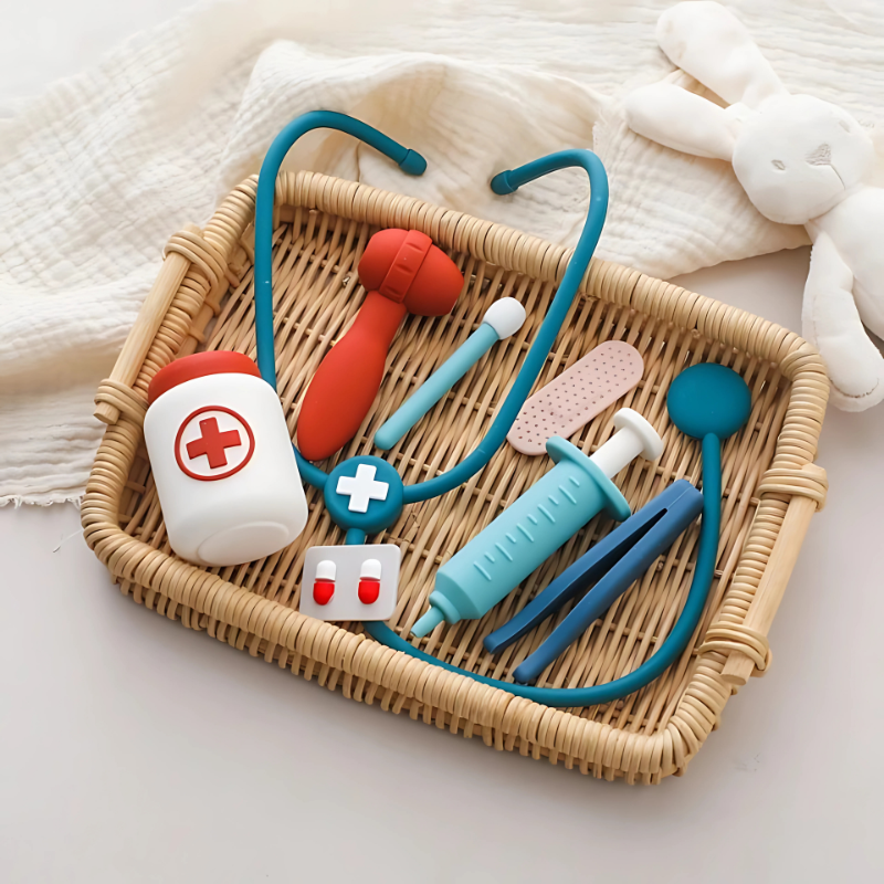 Kids Doctor Play Set – Montessori Medical Role Play Kit & Pretend Play Toy for Toddlers