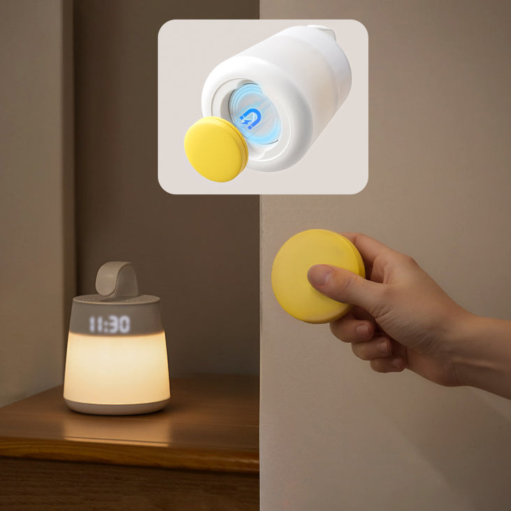 Mountable night light with feeding-time tracker