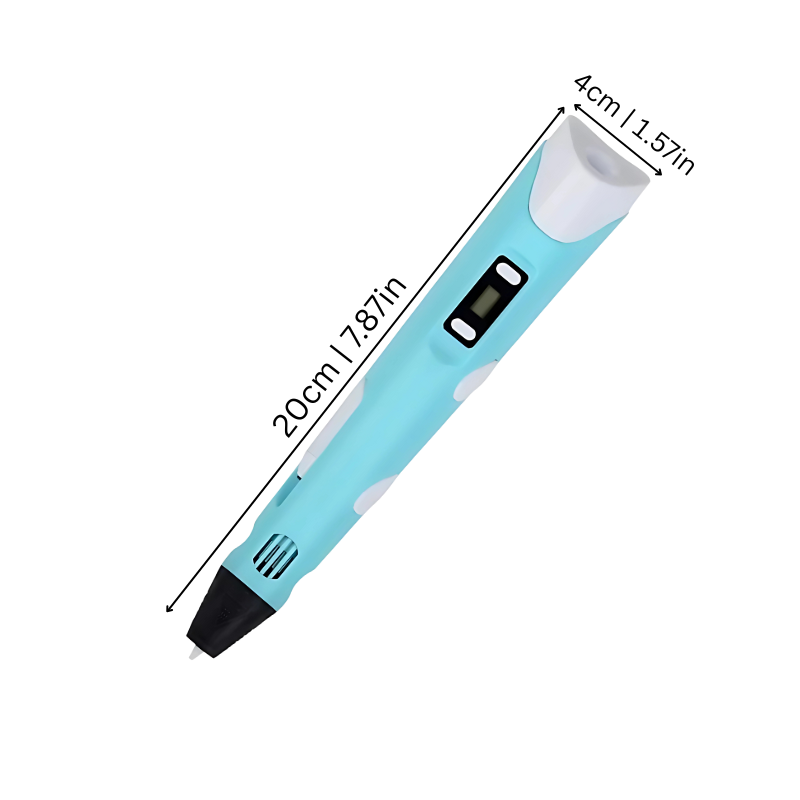 3D Printing Pen Set β Portable Drawing Pen with LED Display & PLA Filament for Kids & Adults