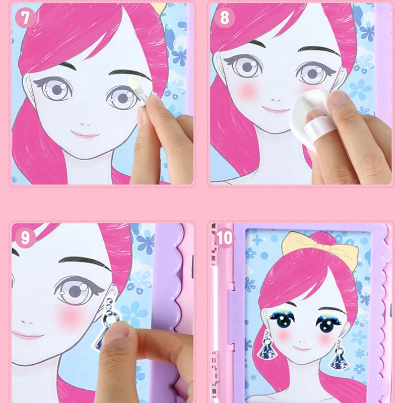Kids Makeup Drawing Kit – Fantasy & Fun Face Painting Art Set
