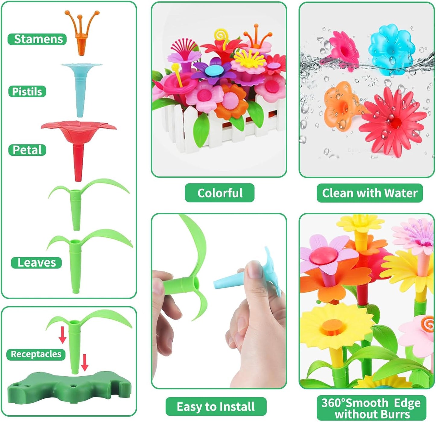 Educational Garden Building Flower Toys