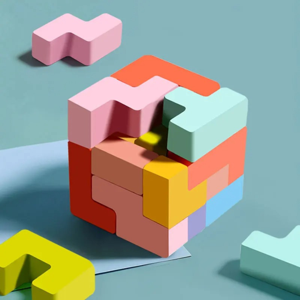 Wooden Stacking Puzzle Toy