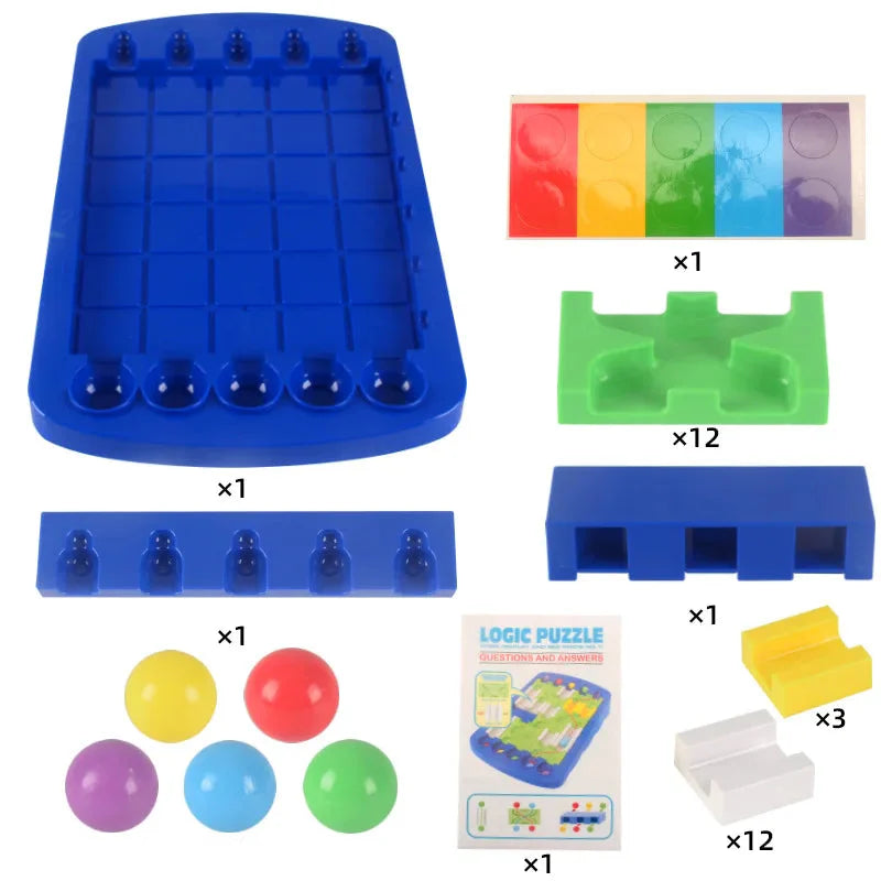 Magnetic Logic Maze Puzzle Game for Kids – Educational Brain Teaser Toy for Problem Solving & Fun Learning