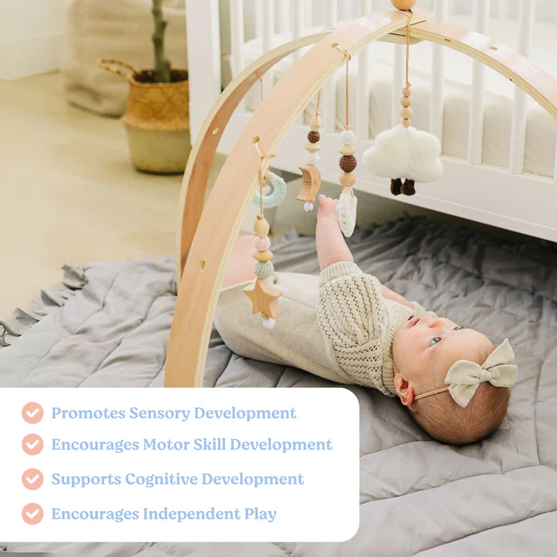 Baby Wooden Gym Frame Montessori Toys