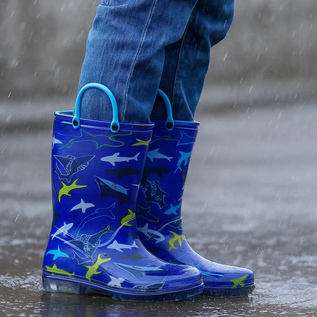 Lightweight Waterproof Rain Boots for Kids – Non-Slip Gumboots for Toddlers & Children