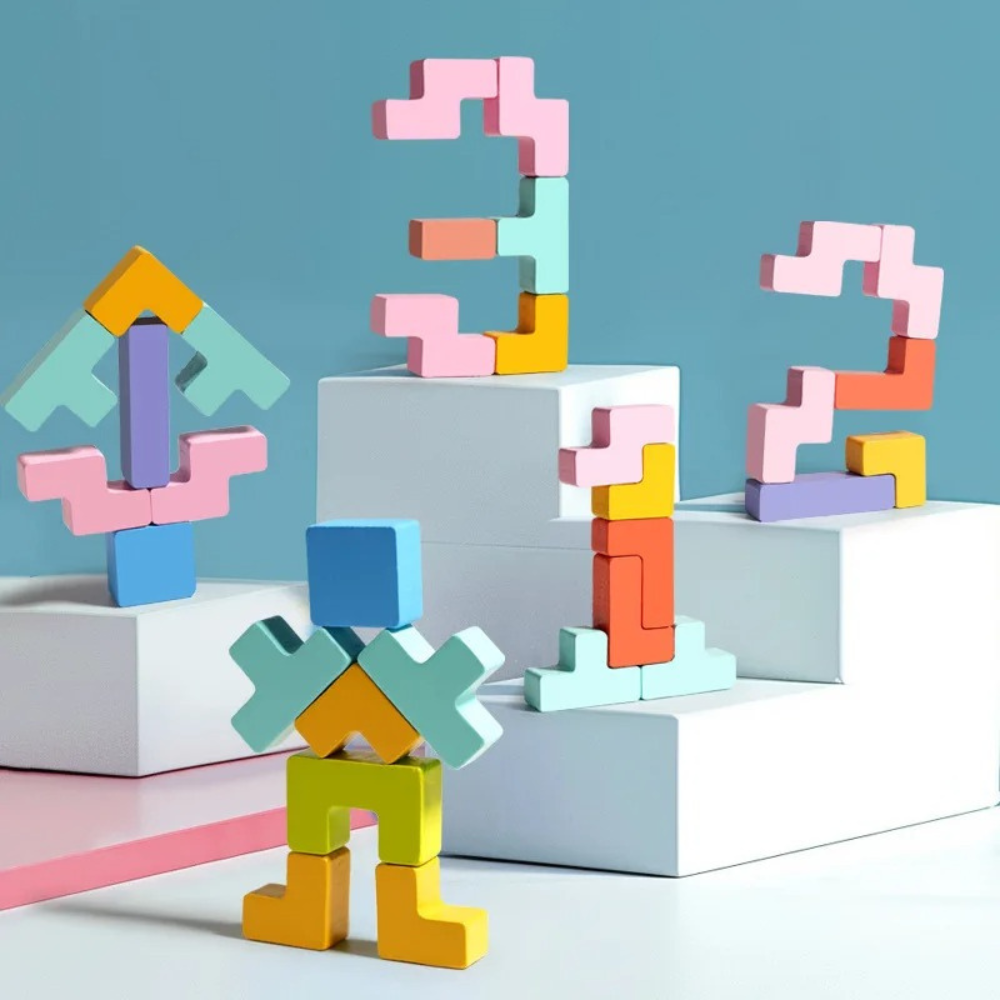 Wooden Stacking Puzzle Toy