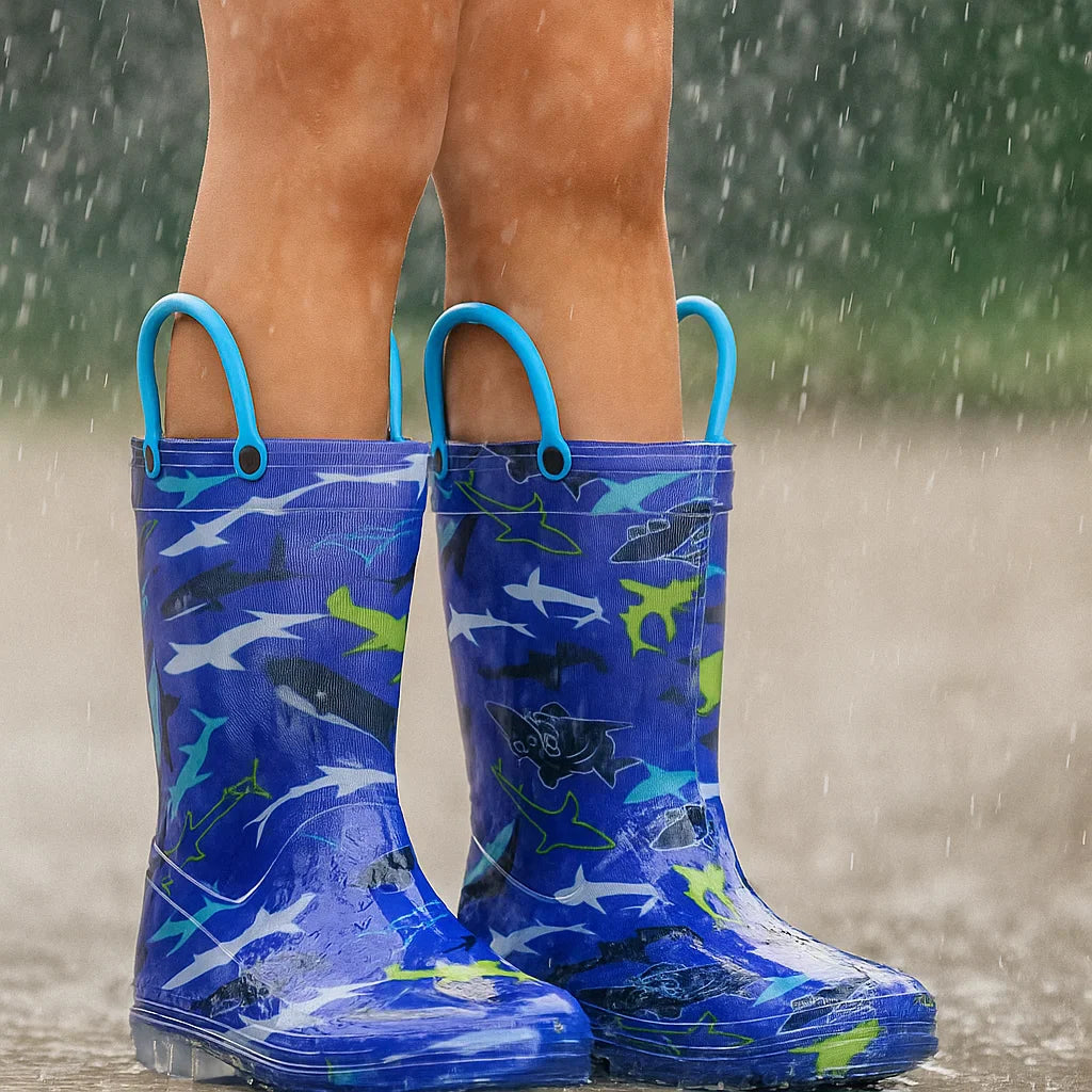 Lightweight Waterproof Rain Boots for Kids – Non-Slip Gumboots for Toddlers & Children