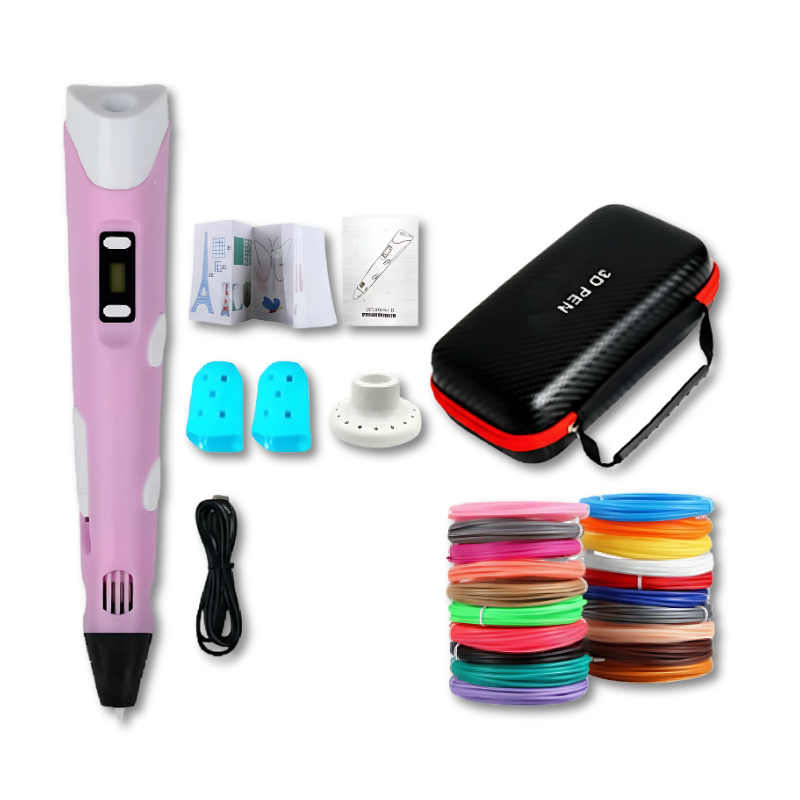 3D Printing Pen Set β Portable Drawing Pen with LED Display & PLA Filament for Kids & Adults