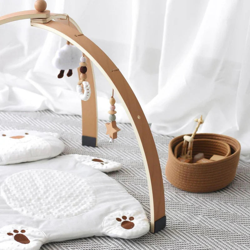 Baby Wooden Gym Frame Montessori Toys