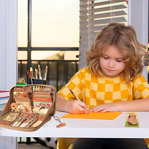 DIY Pencil Bag with Transparent Pocket Fun