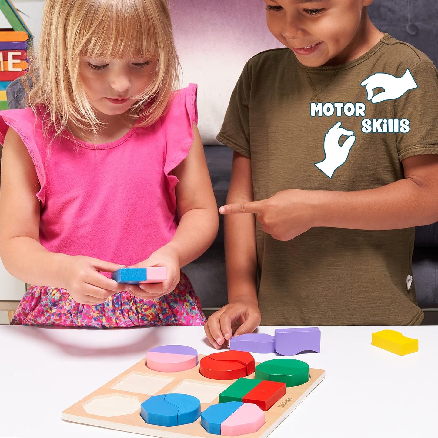 Wooden Shape Matching Board