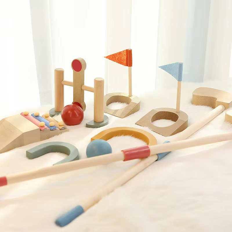 Wooden Golf Toys Set