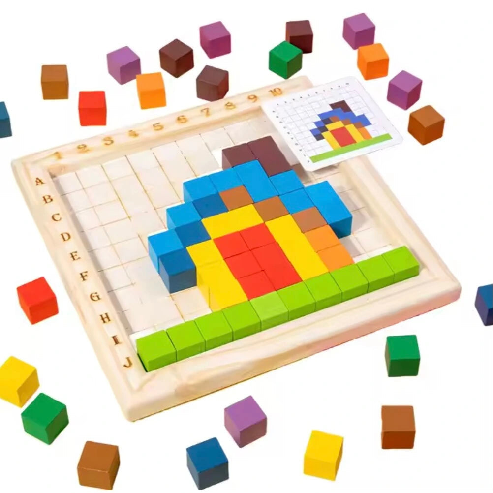 Montessori Rainbow Building Blocks