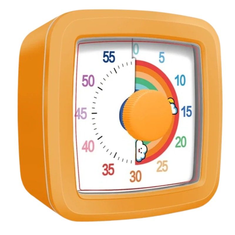 Kids Visual Timer – Silent Classroom & Home Learning Countdown Timer for Focus & Time Management