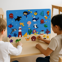 Montessori Felt Board Set for Kids – Interactive Storytelling & Creative Play Educational Toy