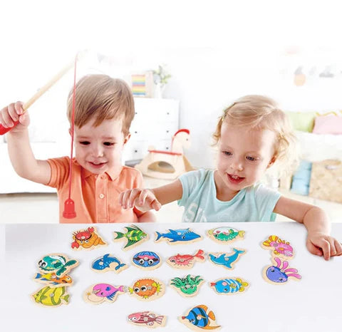 Wooden Magnetic Fishing Toy