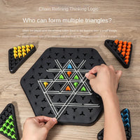 Triangle Tactics Strategy Board Game – Fun Logic & Strategic Thinking Game for Kids & Families