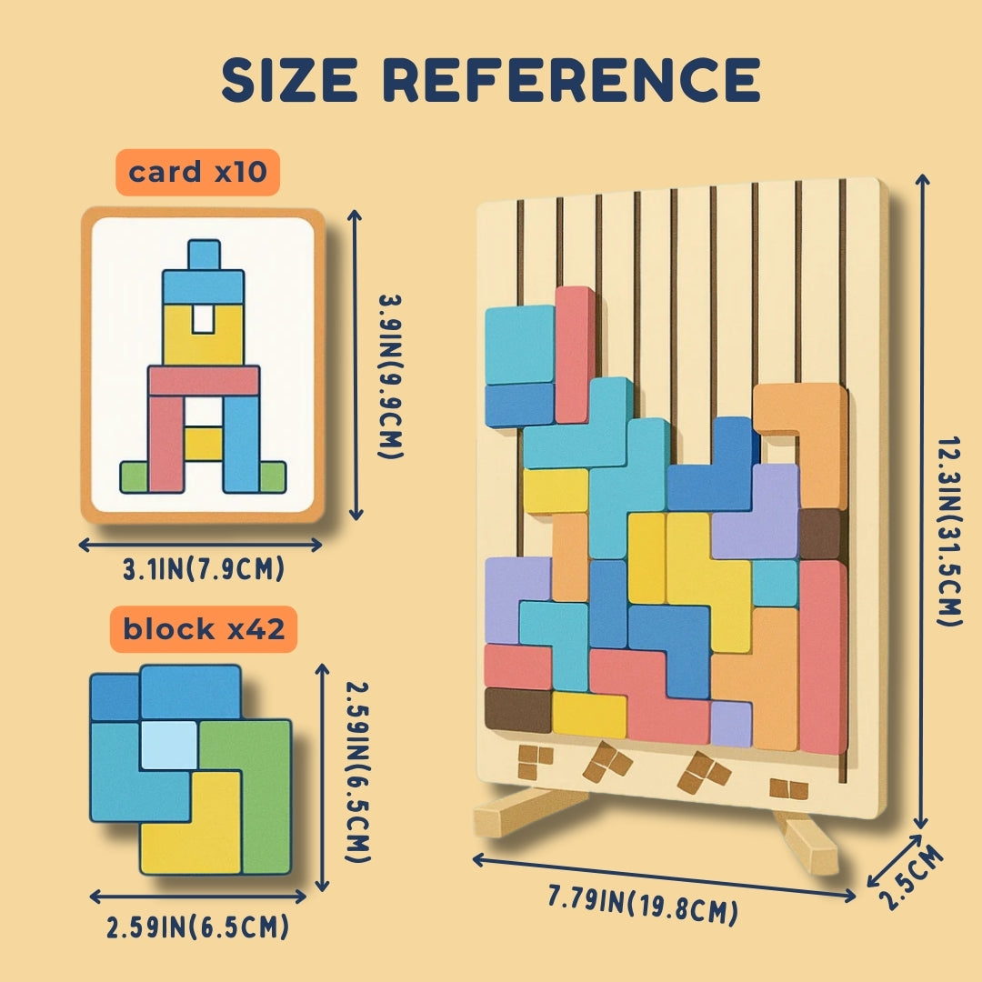 Wooden Stacking Puzzle Toy