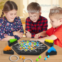 Triangle Tactics Strategy Board Game – Fun Logic & Strategic Thinking Game for Kids & Families