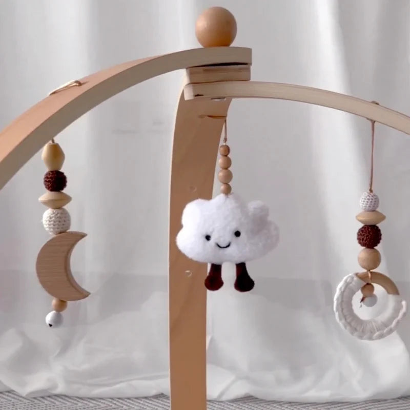 Baby Wooden Gym Frame Montessori Toys