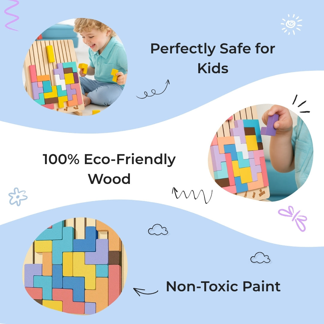 Wooden Stacking Puzzle Toy