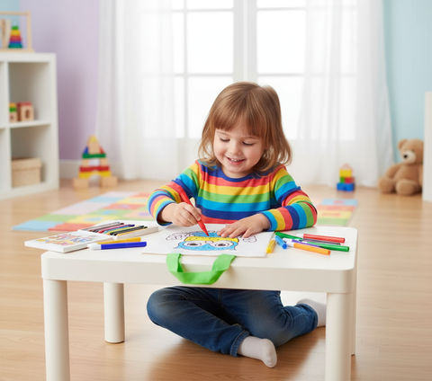 DIY Graffiti Bag with Markers – Kids Colouring Tote Art & Craft Activity