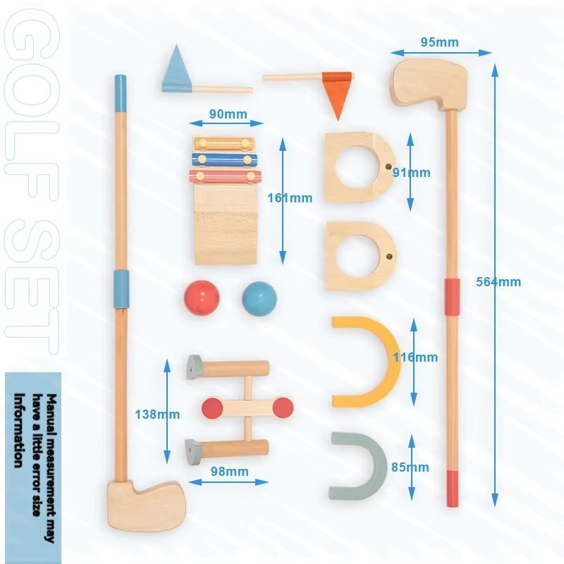 Wooden Golf Toys Set
