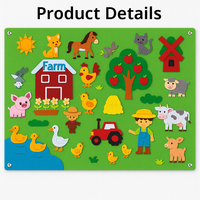 Montessori Felt Board Set for Kids – Interactive Storytelling & Creative Play Educational Toy