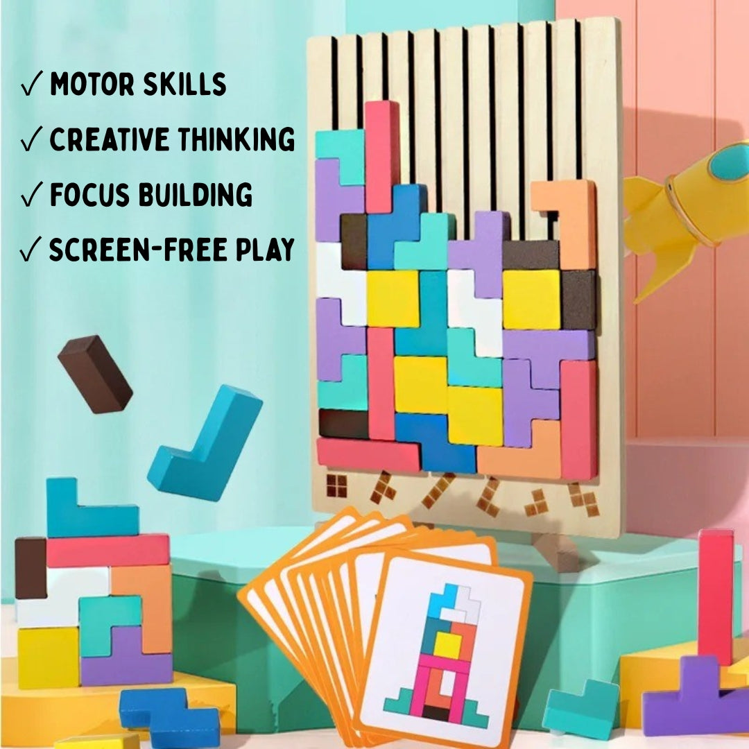 Wooden Stacking Puzzle Toy