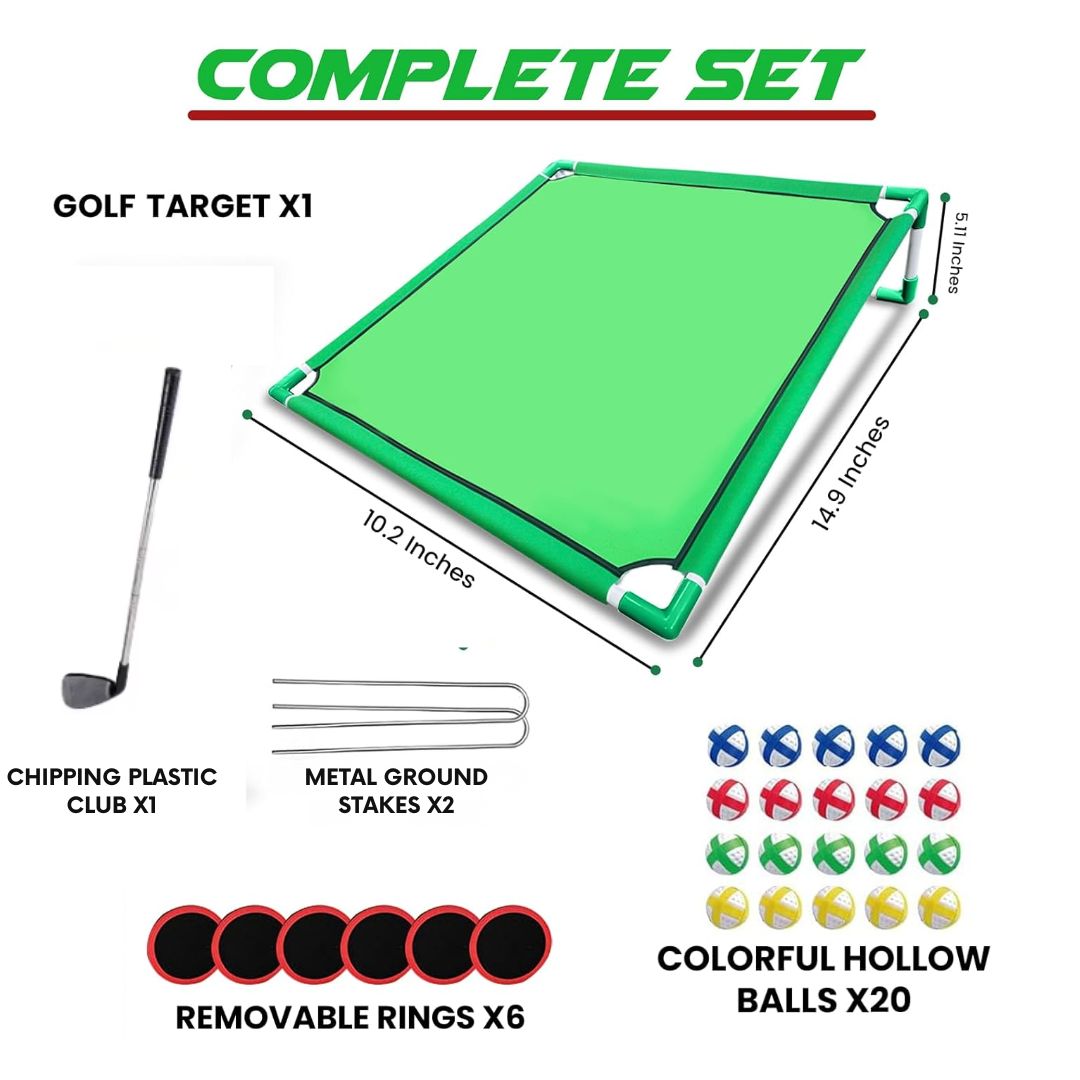 Golf Chipping Mat for Backyard Practice – Portable Golf Training Aid for Indoor & Outdoor Use