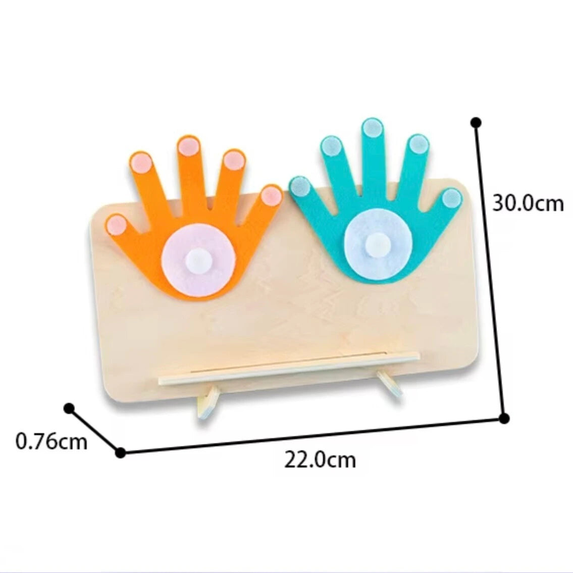 Montessori Finger Counting Game – Wooden Math Learning Toy for Kids & Toddlers