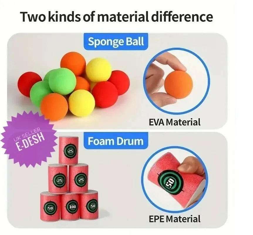 Kids Archery Toy Set – Safe Bow and Arrow Target Game with Sticky Balls & Cans