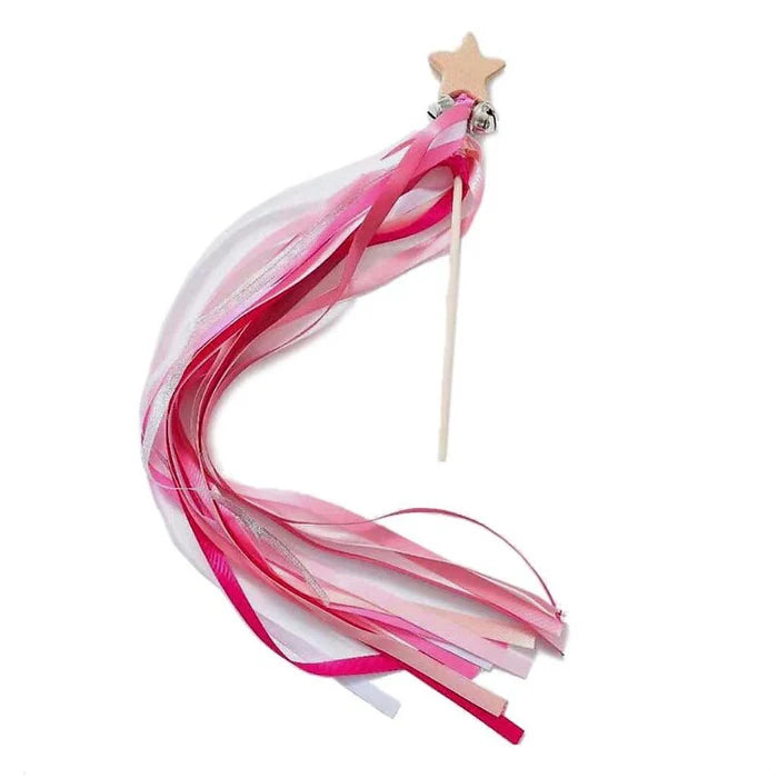 Rainbow Wooden Rattle Star Wand