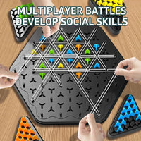 Triangle Tactics Strategy Board Game – Fun Logic & Strategic Thinking Game for Kids & Families
