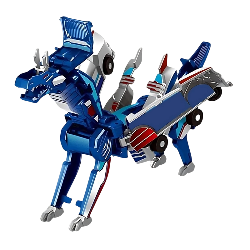 Magnetic Transforming Car & Robot Toy – STEM Building Vehicle for Kids & Toddlers