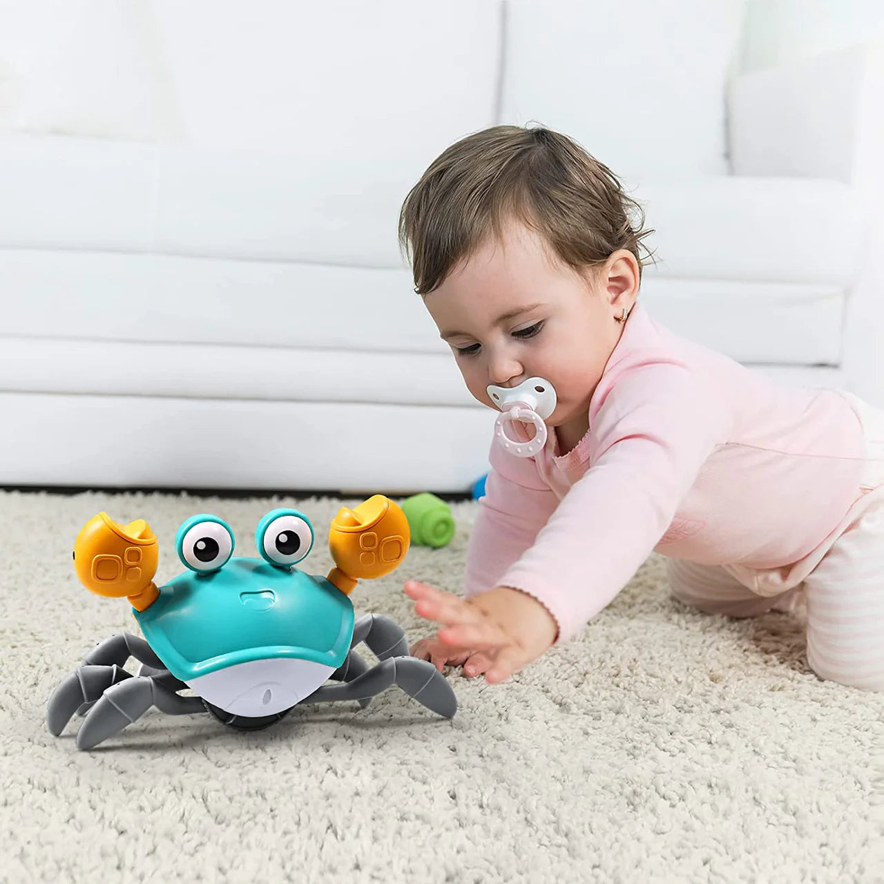Crawling Crab for Baby's Tummy Time