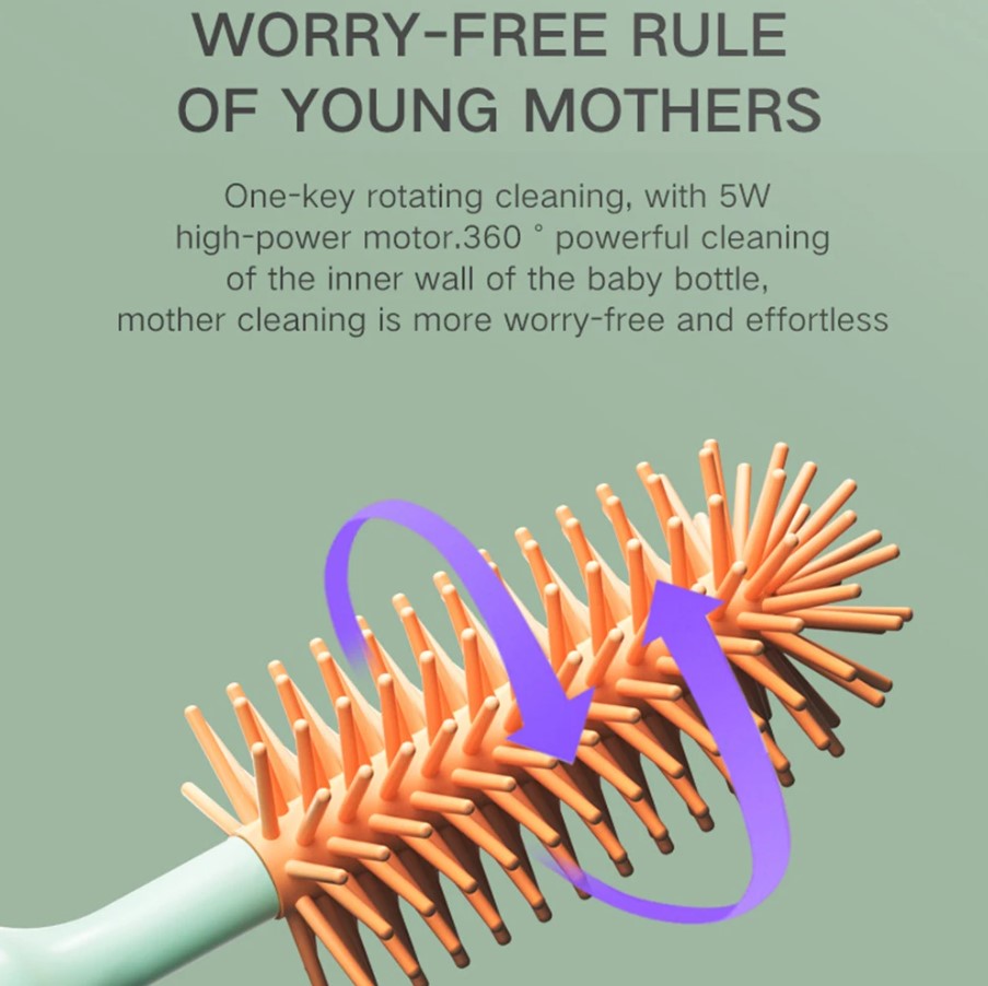 Electric Baby Bottle Cleaner Set