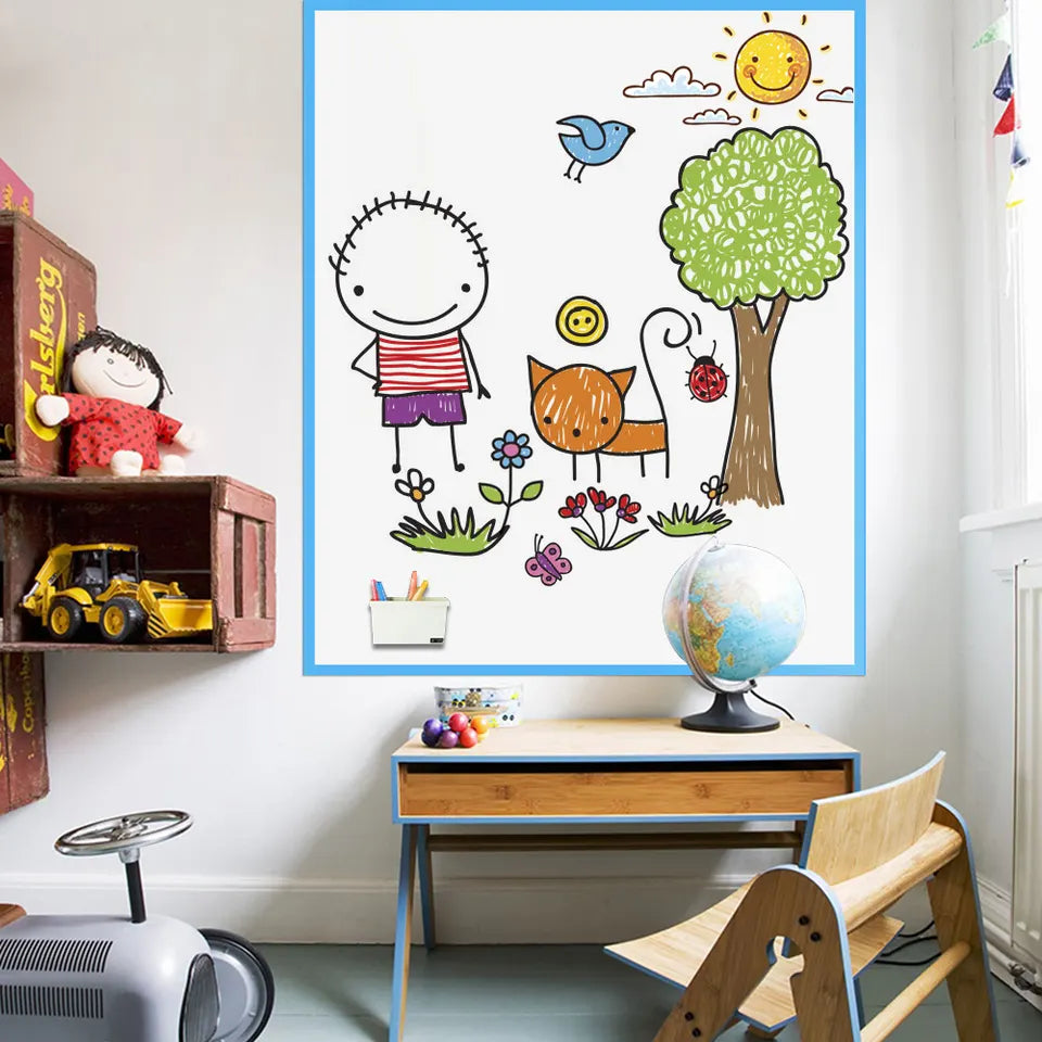 Adhesive Magnetic White Board