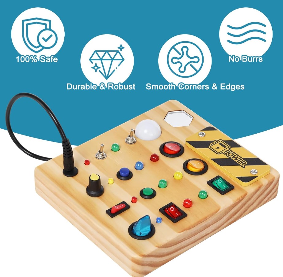 Montessori LED Busy Board