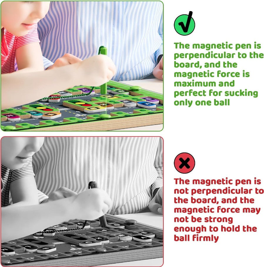 Montessori Vehicles Maze Board