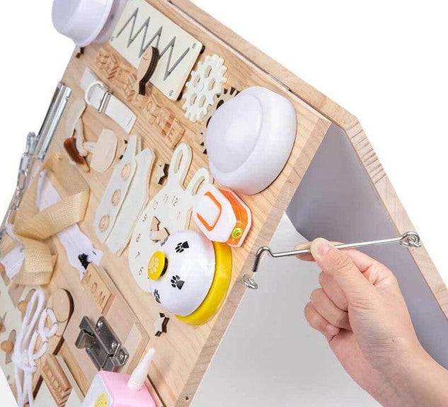 Montessori Wooden Busy Board