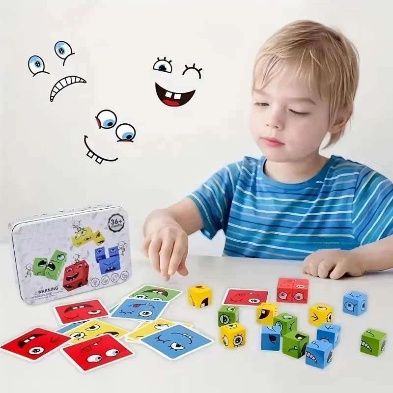Montessori Face Change Rubik's Cube