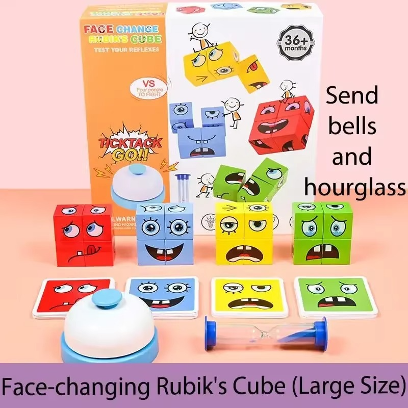 Montessori Face Change Rubik's Cube