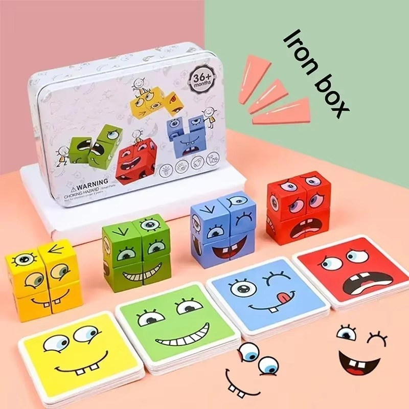 Montessori Face Change Rubik's Cube