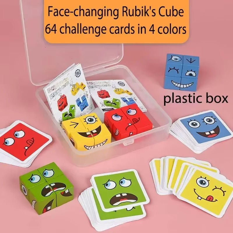 Montessori Face Change Rubik's Cube