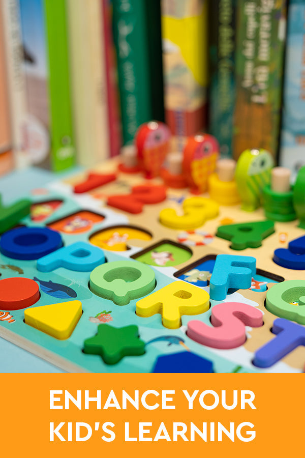Number & Alphabet Wooden Montessori Fishing Toy