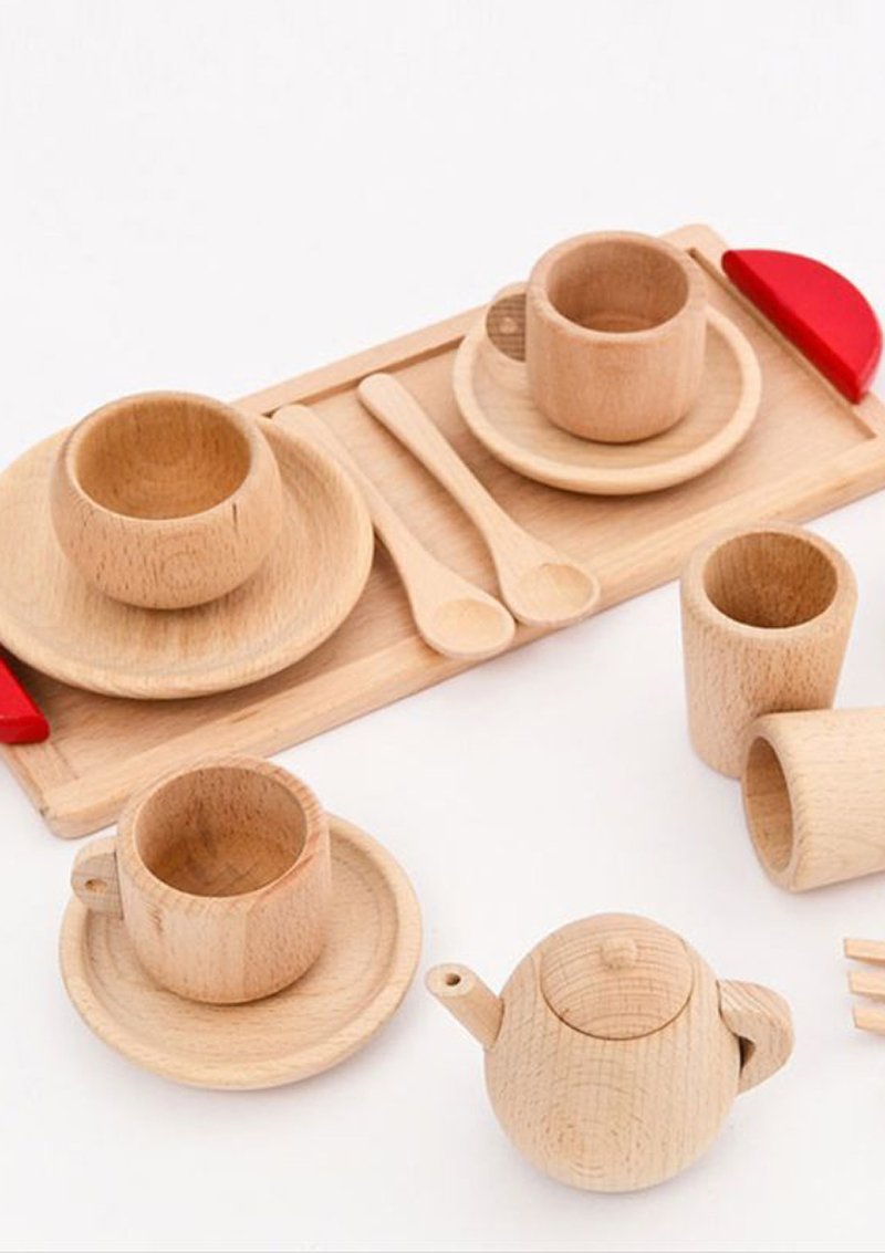 Wooden Play Time Tea Set